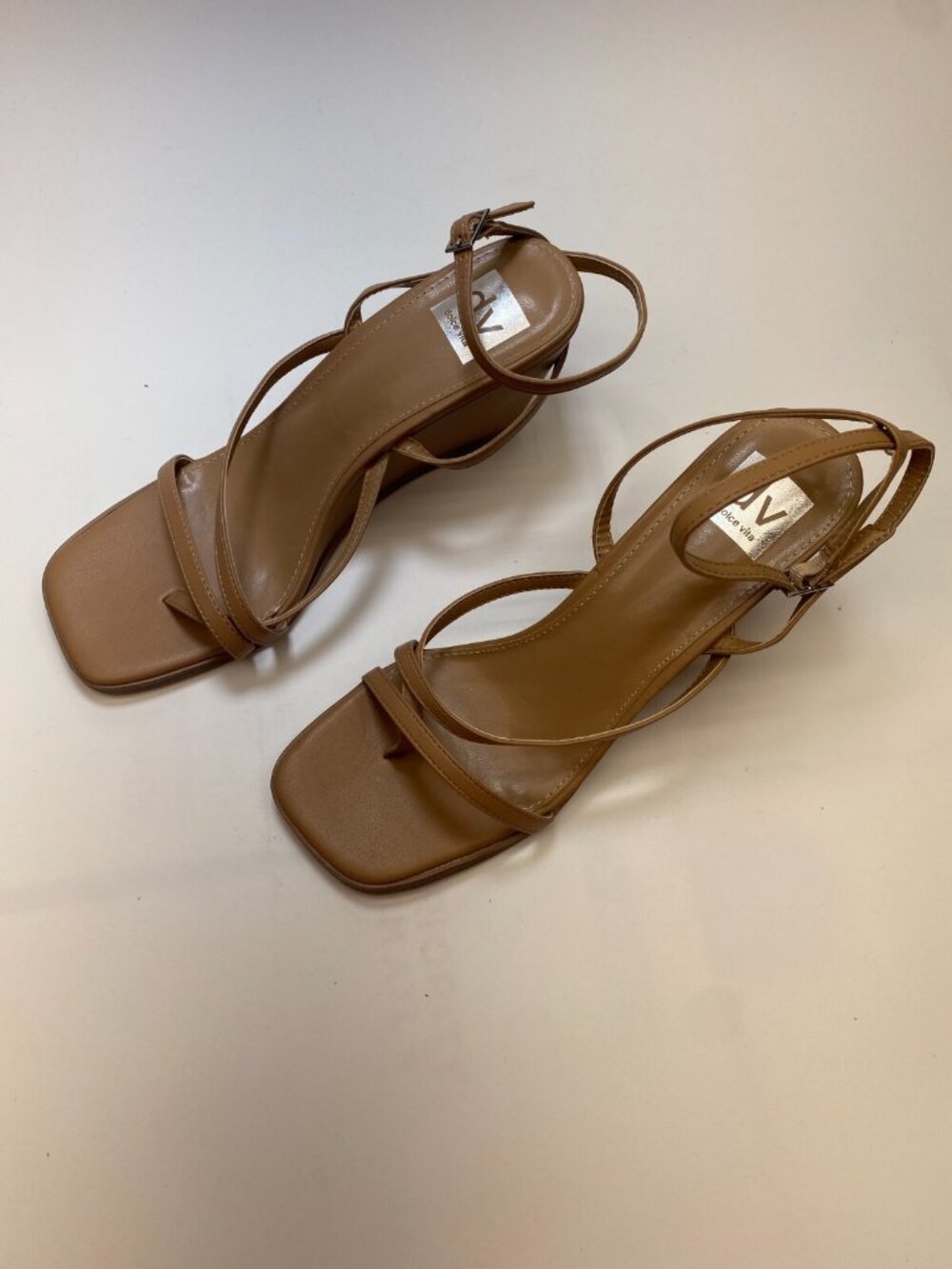 DV Dolce Vita Women's Casual Wedge Strap Cafe Eddle Sandal Sz 9
